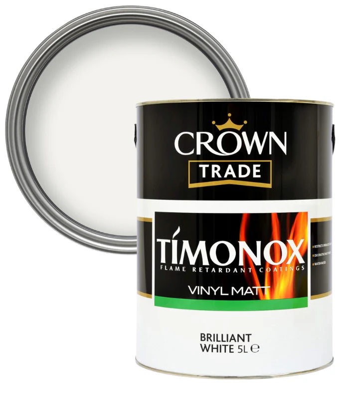 Crown Trade Timinox Vinyl Matt | 5L | White